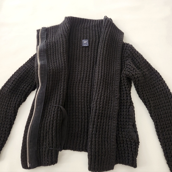 Gap Moto Crochet Sweater Jacket - Picture 7 of 11